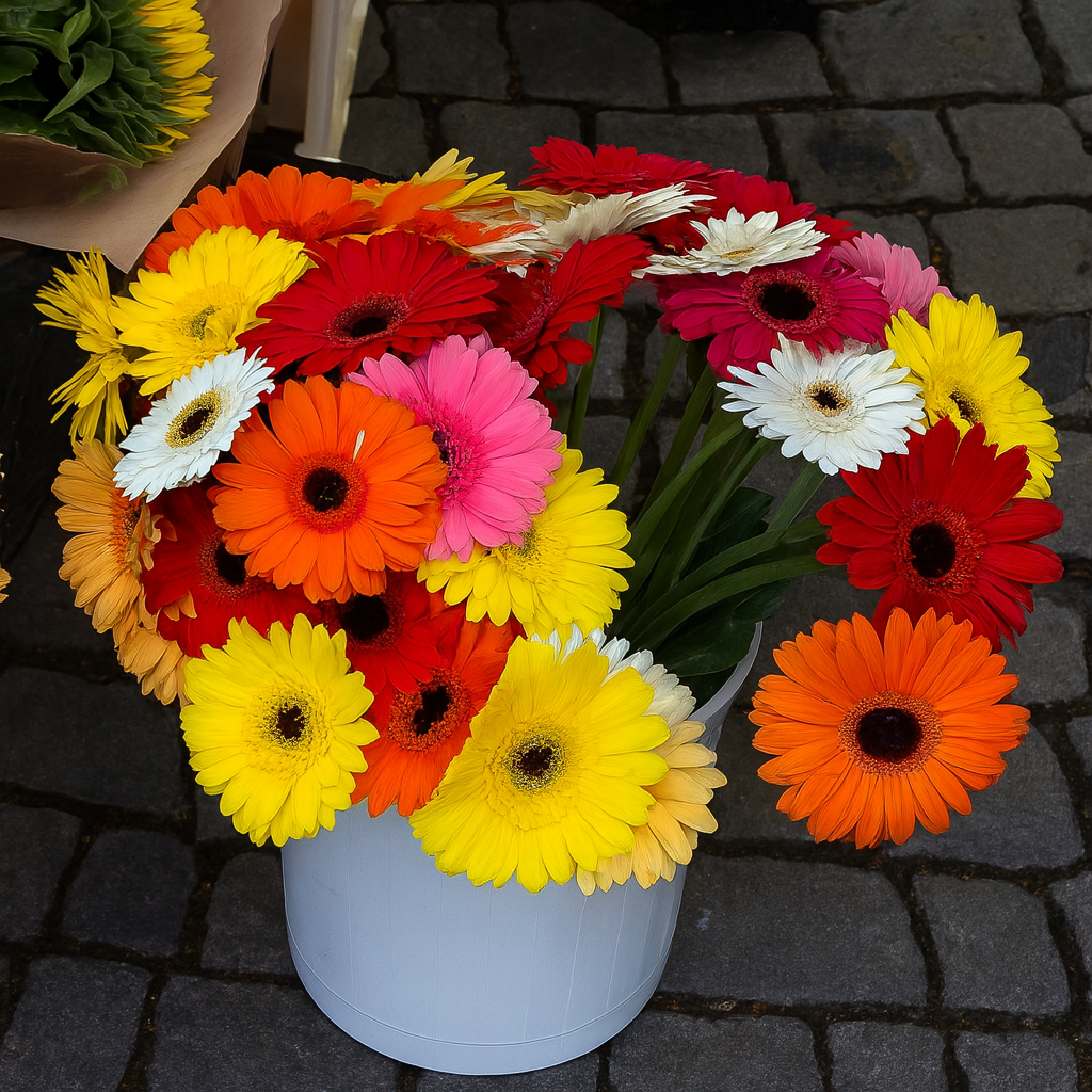 Gerbera (Gul Bahar/Transvaal Daisy) Sapling Plant - Any Color - Image 5