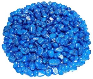Blue Color Stones River Rock Pebbles Stones