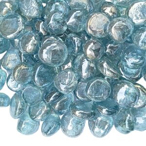 Foodie Puppies Glass Pebbles Stones (Transparent, 900gm)