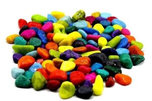 Garden Art Pebbles Color Stones, Decorative Stones
